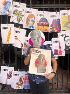 Portada X Aniversario El Topo, presentación